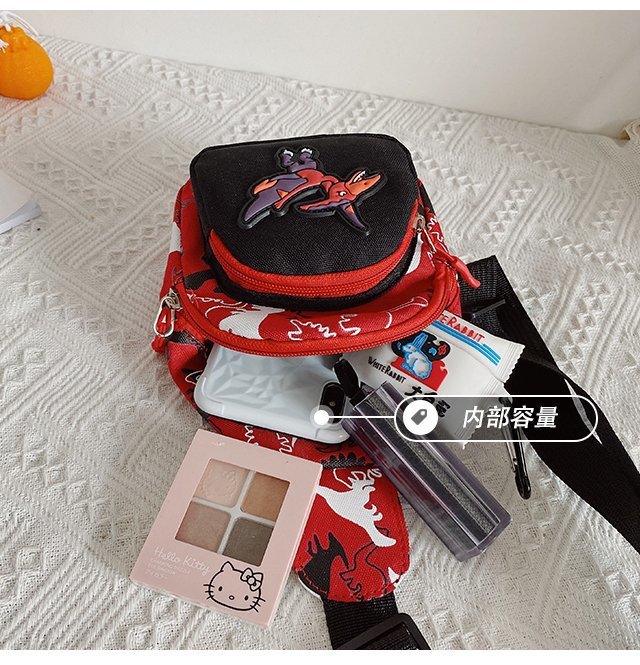 Children's Popular Messenger Bag Fashionable Stylish Waist Bag Boys and Girls Handsome Dinosaur Shoulder Bag Baby Cute Chest Bag Children's Popular Messenger Bag Fashionable Stylish Waist Bag Boys and Girls Handsome Dinosaur Shoulder Bag Baby Cute Chest Bag