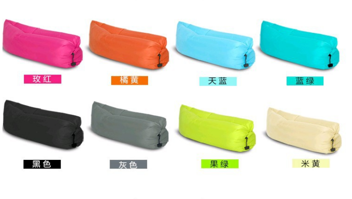 Inflatable sofa 90D Oxford outdoor sofa bed inflatable lido bed beach lido sleeping bag air sofa