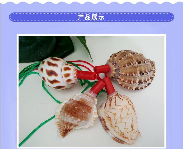Children's Toy Whistle Shell Conch Crafts Whistle Stall Supply Creative Gift Children Whistle Wholesale