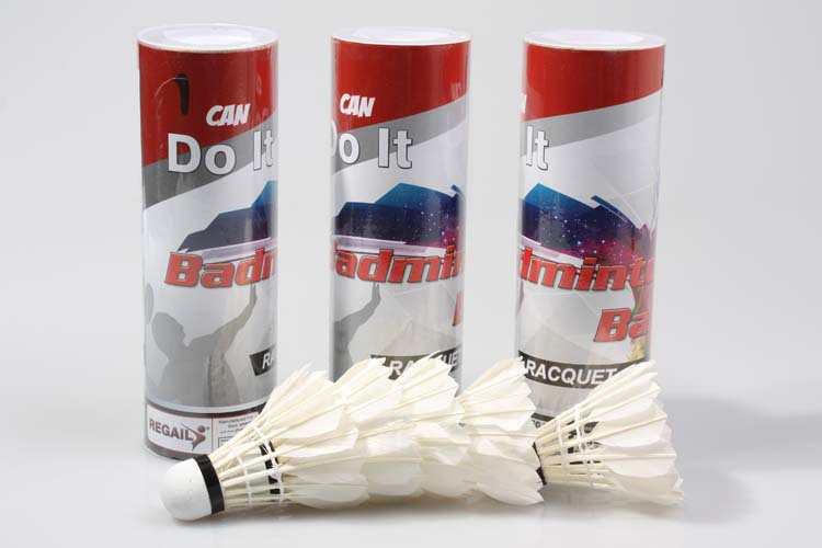 Duck curved hair badminton training with recycled wooden ball head 803-5 Duck curved hair badminton training with recycled wooden ball head 803-5