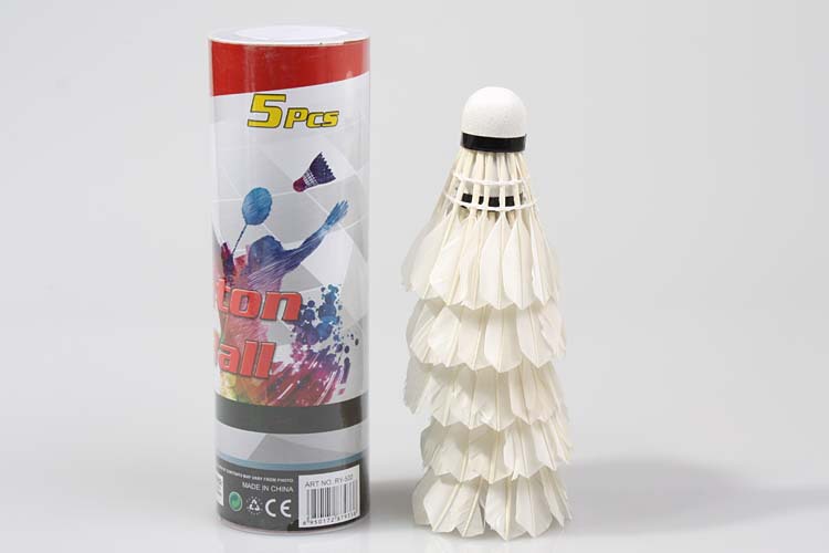 Duck curved hair badminton training with recycled wooden ball head 803-5 Duck curved hair badminton training with recycled wooden ball head 803-5
