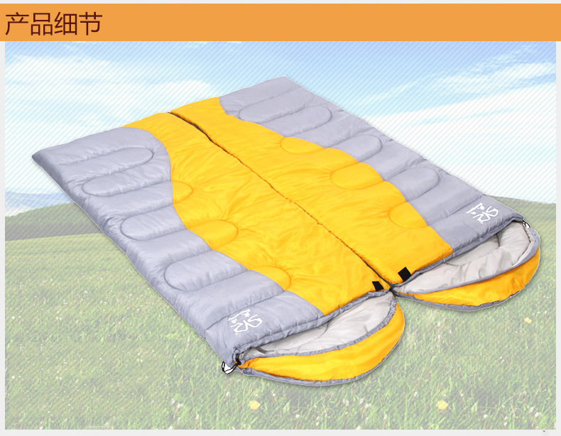 Shengyuan splicing alpine cold thickening sleeping bag sleeping bag camping sleeping bag