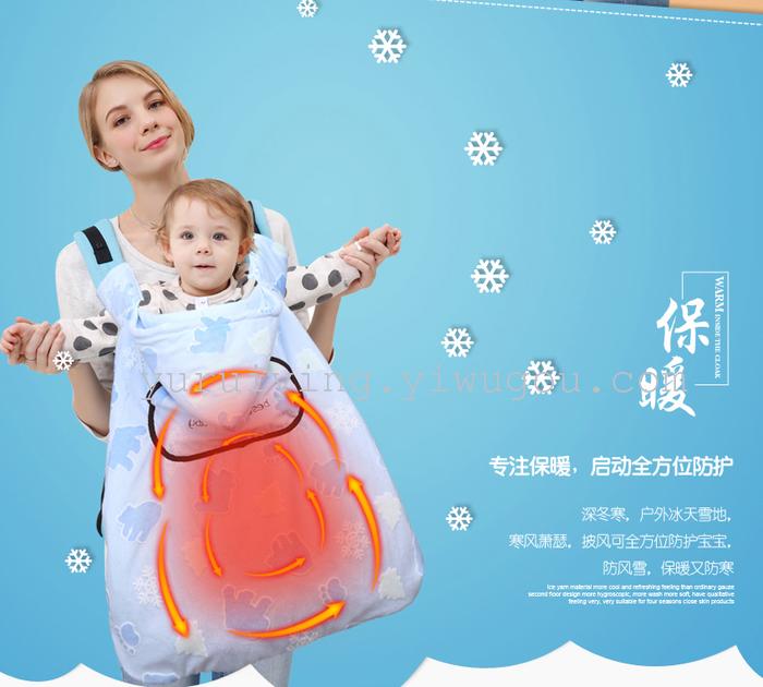 Baby sleeping bag in winter thickening of children's sleeping bag newborn baby was wrapped to be anti kicked