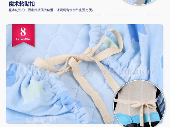 Baby sleeping bag in winter thickening of children's sleeping bag newborn baby was wrapped to be anti kicked