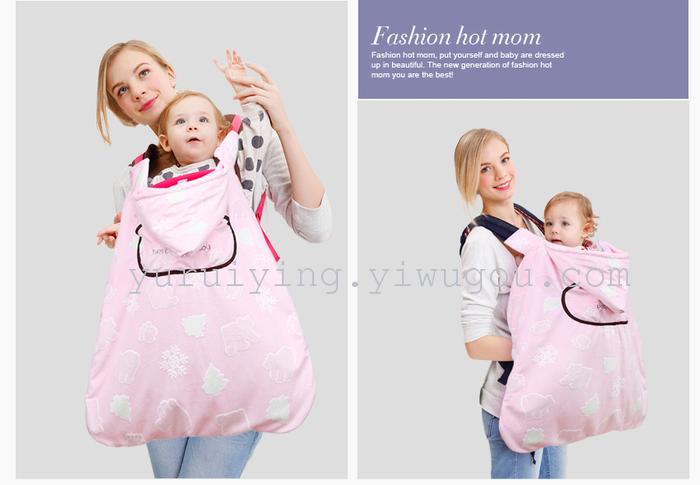Baby sleeping bag in winter thickening of children's sleeping bag newborn baby was wrapped to be anti kicked