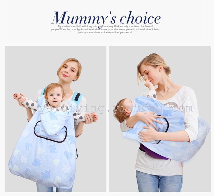 Baby sleeping bag in winter thickening of children's sleeping bag newborn baby was wrapped to be anti kicked