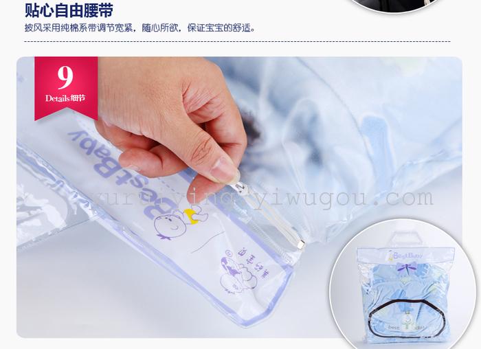 Baby sleeping bag in winter thickening of children's sleeping bag newborn baby was wrapped to be anti kicked