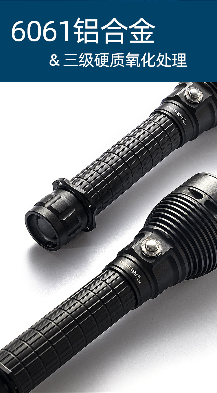Factory Diving Flashlight Fishing and Hunting Strong Light USB Direct Charging Patrol Rechargeable Flashlight Outdoor Waterproof Flashlight Factory Diving Flashlight Fishing and Hunting Strong Light USB Direct Charging Patrol Rechargeable Flashlight Outdoor Waterproof Flashlight