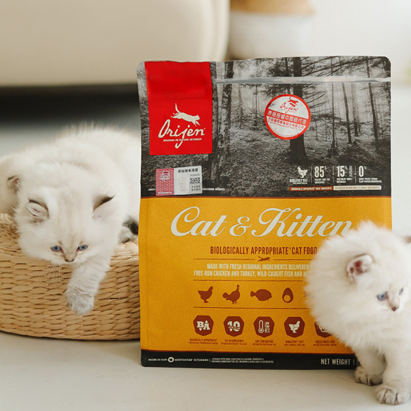 Original Hunting K Hope Chicken Flavor Cat Food Kittens into Cat Staple Food 1.8kg Small Package Universal for Cat Species