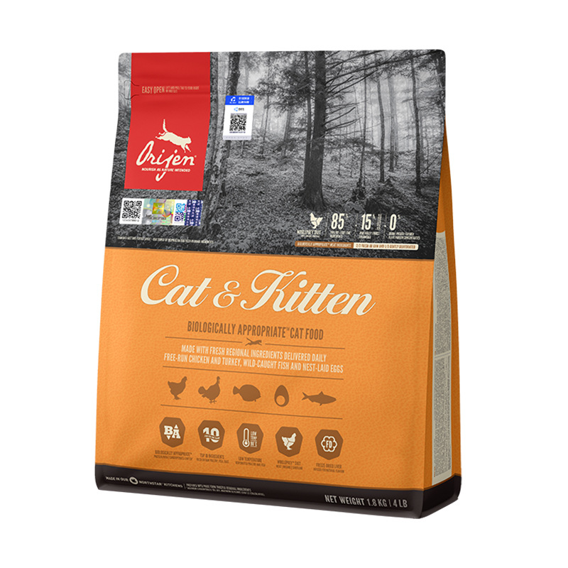 Original Hunting K Hope Chicken Flavor Cat Food Kittens into Cat Staple Food 1.8kg Small Package Universal for Cat Species