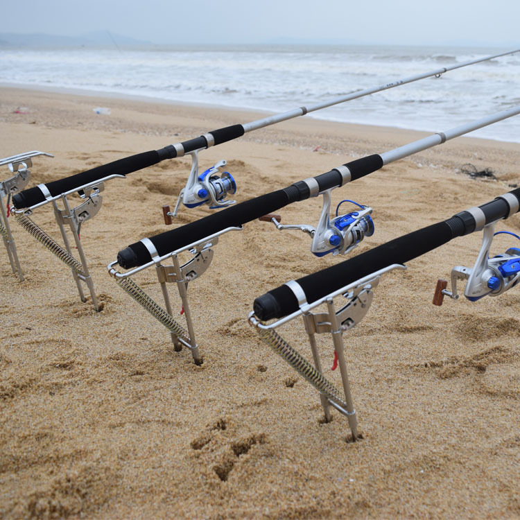 Patent Product Hunting Automatic Fishing Rod Sea Fishing Rod Bracket Telescopic Fishing Rod Casting Rods Floor Outlet Spring Bracket Fishing Pole Launching Device Fishing Gear