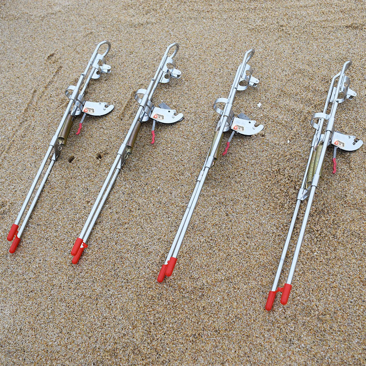 Patent Product Hunting Automatic Fishing Rod Sea Fishing Rod Bracket Telescopic Fishing Rod Casting Rods Floor Outlet Spring Bracket Fishing Pole Launching Device Fishing Gear