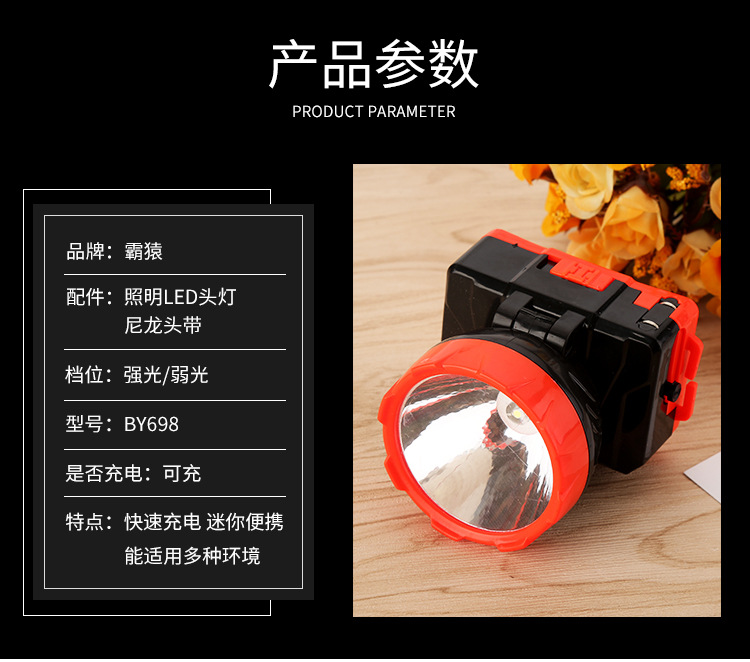 Rechargeable LED Lithium Battery Headlights Spotlight Outdoor Adventure Hunting Glare Long-Range Headlights Factory Wholesale Rechargeable LED Lithium Battery Headlights Spotlight Outdoor Adventure Hunting Glare Long-Range Headlights Factory Wholesale