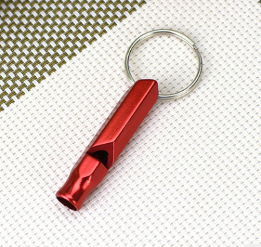 All metal whistle aluminum whistle life guard life guard outdoor survival high frequency whistle outdoor supplies
