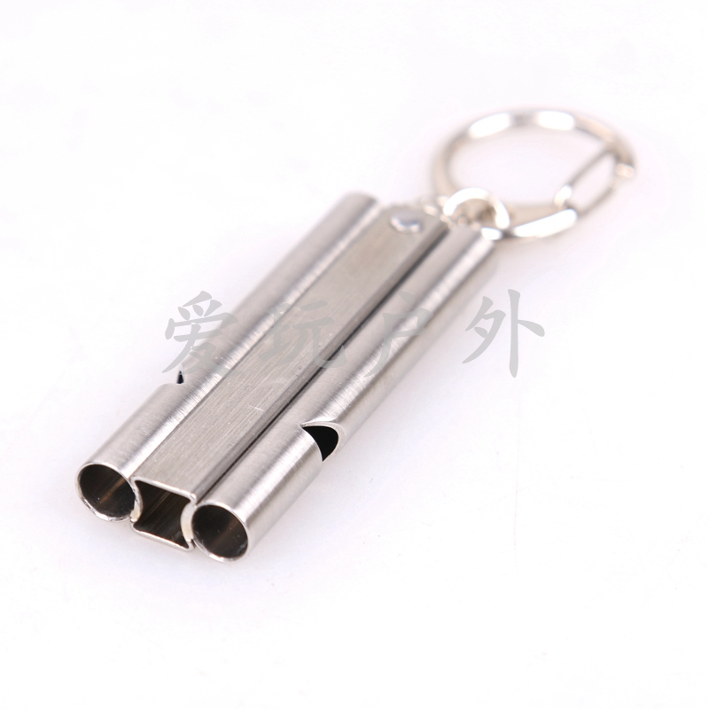 Outer burst whistle dual high frequency whistle aluminum survival whistle outdoor equipment Outer burst whistle dual high frequency whistle aluminum survival whistle outdoor equipment