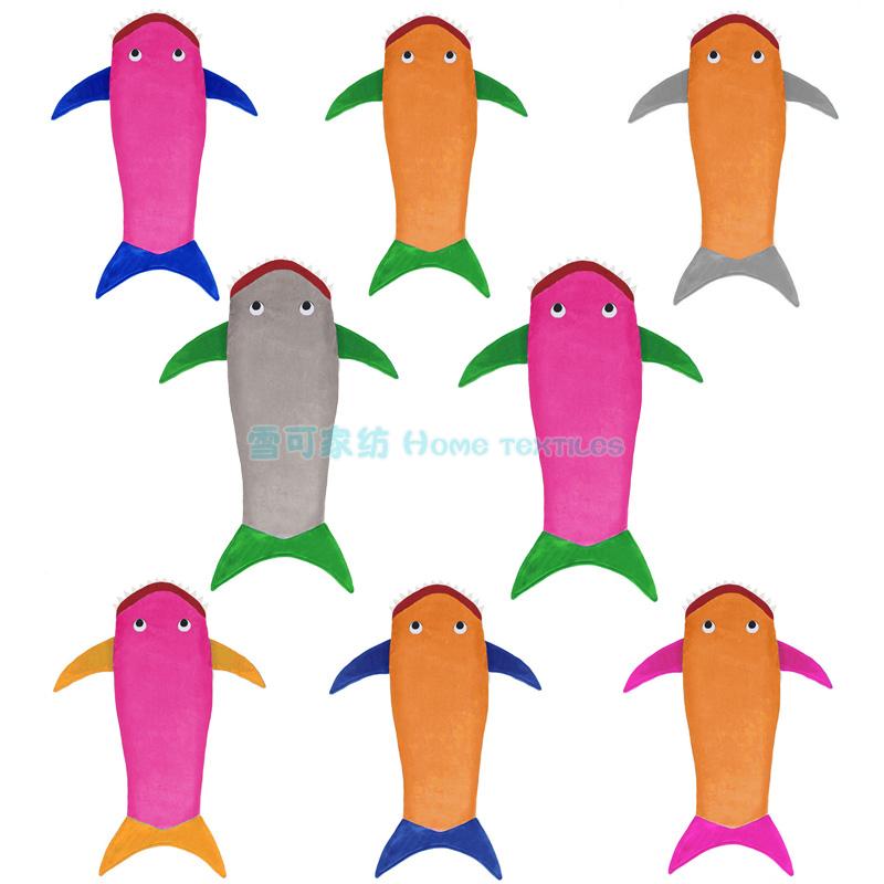 Amazon Europe and the United States new fish scales carpet mermaid sleeping bag wave tail fish scales flannel tail