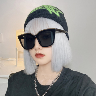 2021 New Korean Style Women's Polarized Sunglasses Ins Retro Trendy Square Slimming UV-Proof Sunglasses for Women