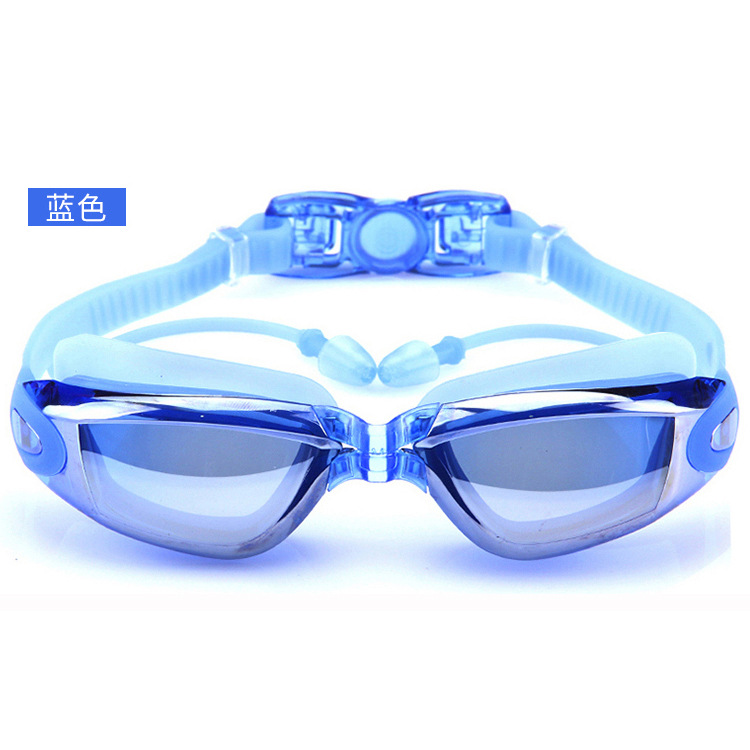 Swimming Goggles Adult One-Piece Earplugs Swimming Glasses Myopia Swimming Goggles Electroplating Anti-Fog Swimming Goggles Factory Wholesale Swimming Goggles Adult One-Piece Earplugs Swimming Glasses Myopia Swimming Goggles Electroplating Anti-Fog Swimming Goggles Factory Wholesale