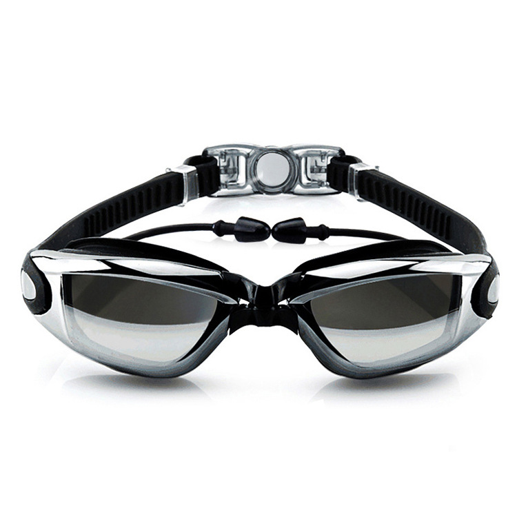 Swimming Goggles Adult One-Piece Earplugs Swimming Glasses Myopia Swimming Goggles Electroplating Anti-Fog Swimming Goggles Factory Wholesale Swimming Goggles Adult One-Piece Earplugs Swimming Glasses Myopia Swimming Goggles Electroplating Anti-Fog Swimming Goggles Factory Wholesale