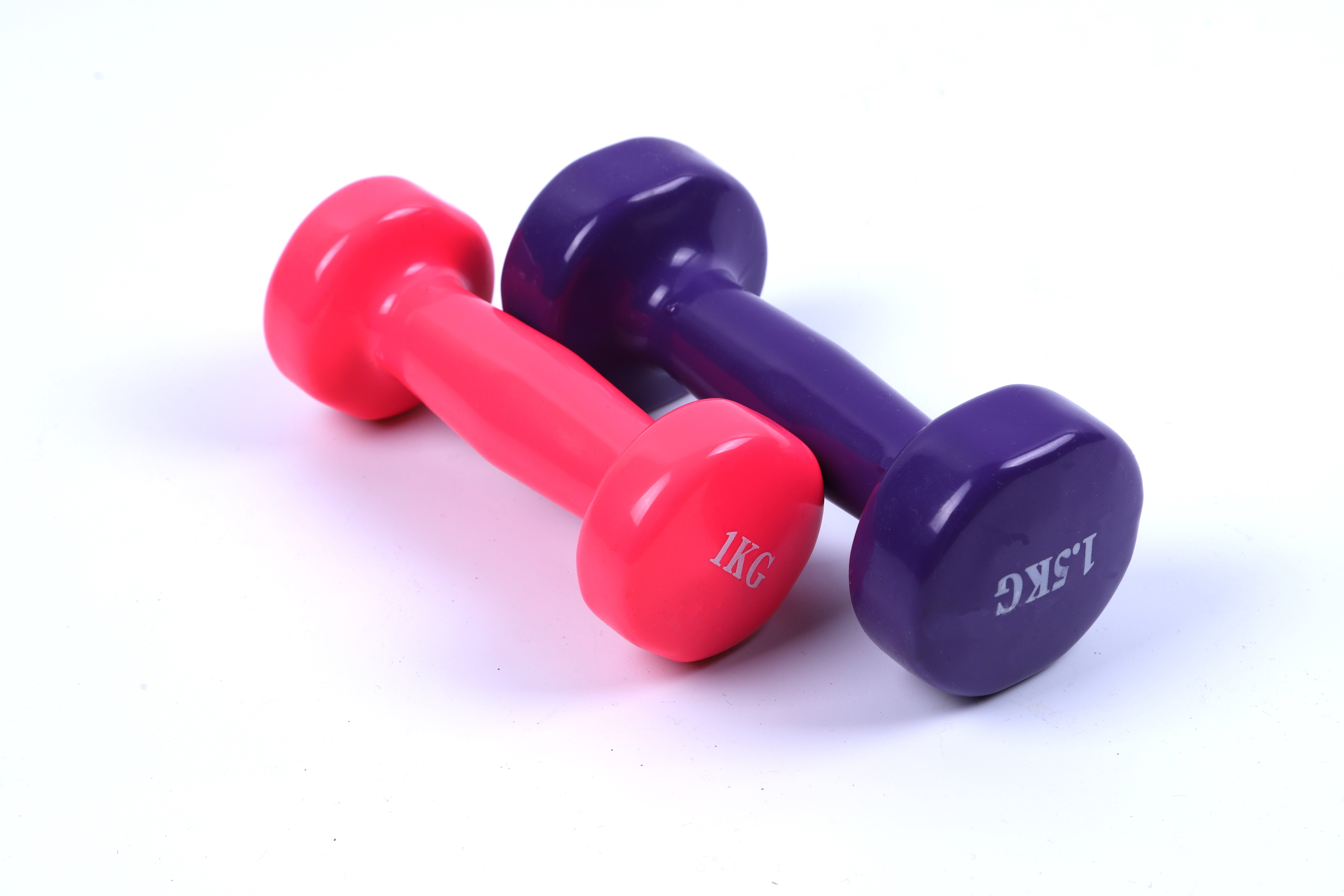 Hot Selling Fitness Weightlifting Fitness Dumbbell Glossy Dip Dumbbell Sporting Goods