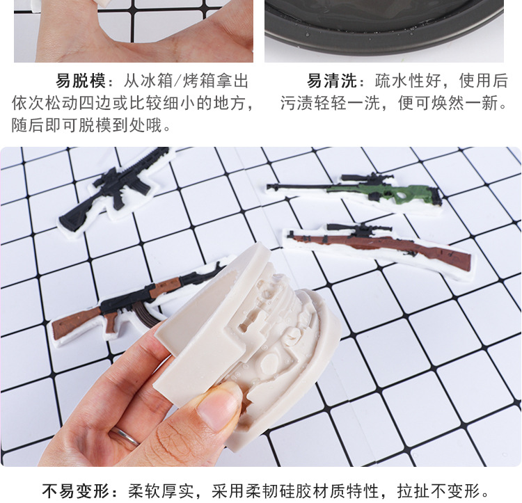 Jesus Survival Equipment Silicone Mold Good Luck Eating Chicken Tonight Fondant Cake Mold DIY Baking Tool Jesus Survival Equipment Silicone Mold Good Luck Eating Chicken Tonight Fondant Cake Mold DIY Baking Tool