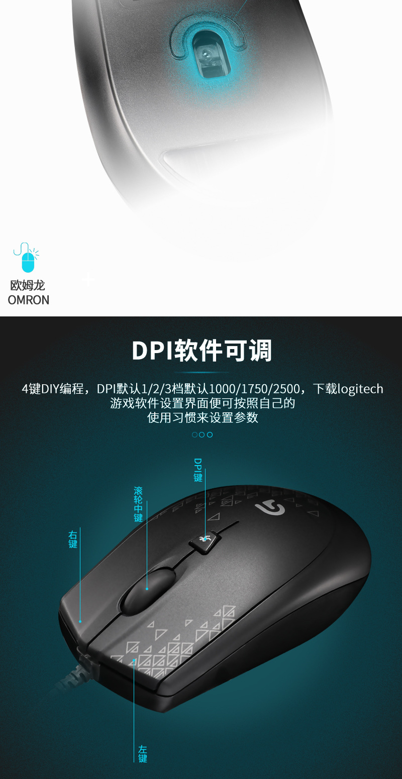 Logitech Mouse G90 Wired Mouse Mechanical E-Sports Mouse Macro Jesus Survival Pressure Gun Office Game Mouse Logitech Mouse G90 Wired Mouse Mechanical E-Sports Mouse Macro Jesus Survival Pressure Gun Office Game Mouse