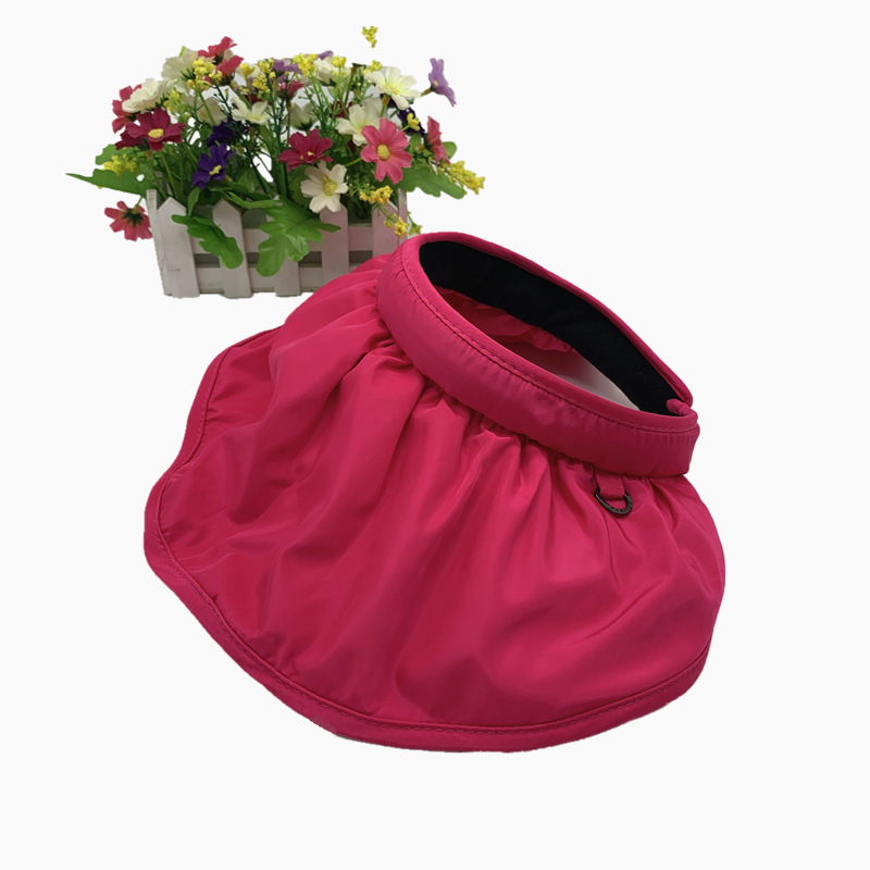 2021 Hat Female Korean Summer Sun-Proof Face Cover Sun Hat Tide Shell Bucket Hat UV Protection Crownless Sun Hat