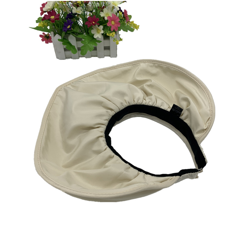 2021 Hat Female Korean Summer Sun-Proof Face Cover Sun Hat Tide Shell Bucket Hat UV Protection Crownless Sun Hat