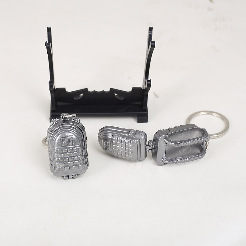 PUBG Game Peripheral Metal Weapon Model Keychain AKM 98K Jesus Survival 12cm Gift Pendant PUBG Game Peripheral Metal Weapon Model Keychain AKM 98K Jesus Survival 12cm Gift Pendant