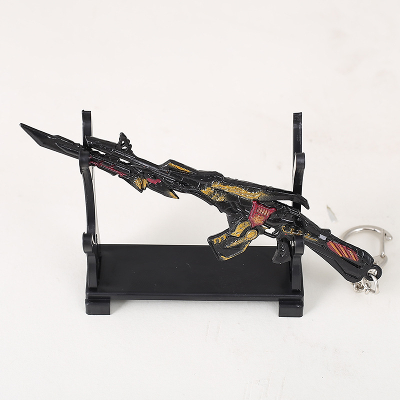 PUBG Game Peripheral Metal Weapon Model Keychain AKM 98K Jesus Survival 12cm Gift Pendant PUBG Game Peripheral Metal Weapon Model Keychain AKM 98K Jesus Survival 12cm Gift Pendant