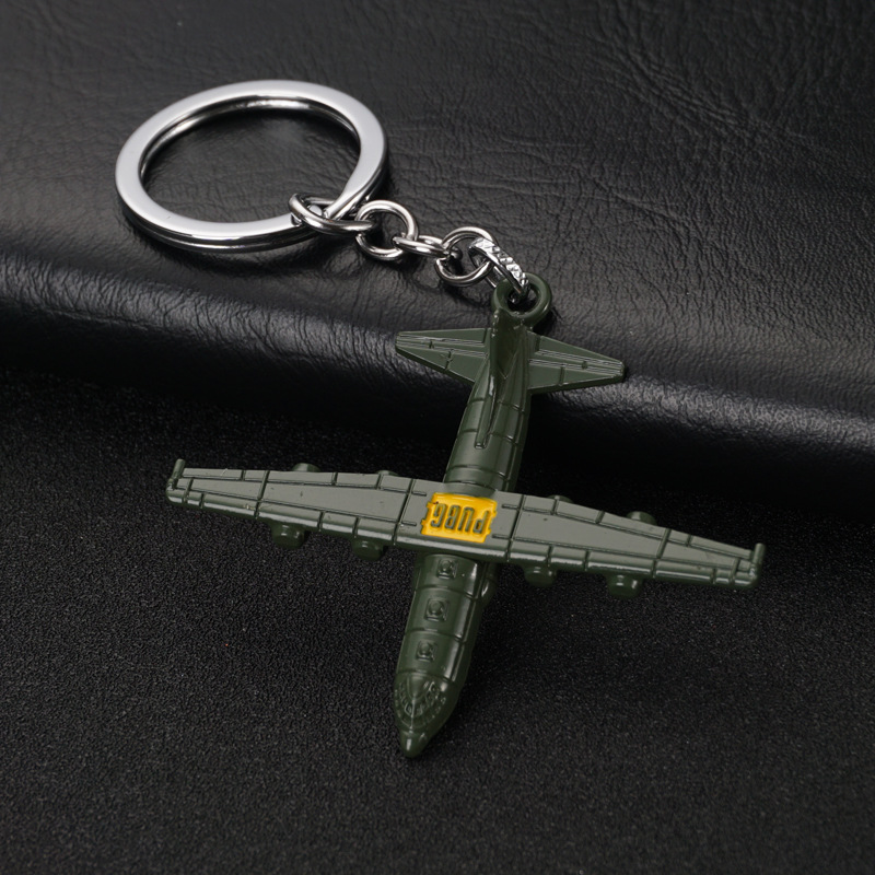 Jesus Survival Gun Weapon Model Pendant Keychain PUBG Game Peripheral 12cm Internet Coffee Gift Keychain