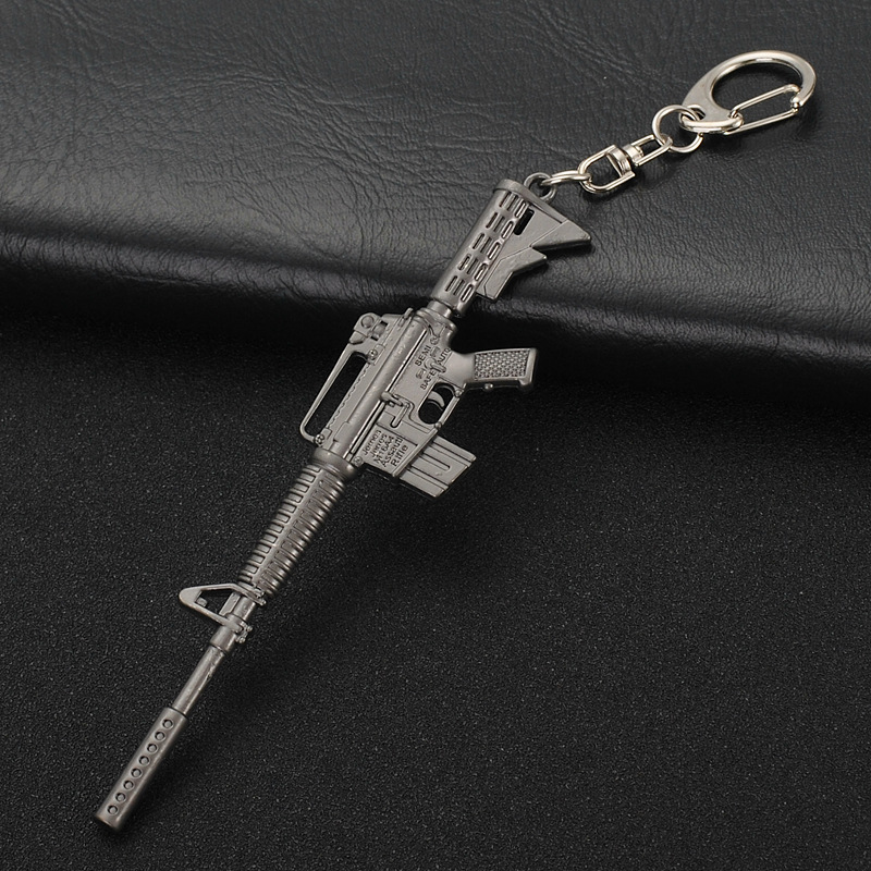 Jesus Survival Gun Weapon Model Pendant Keychain PUBG Game Peripheral 12cm Internet Coffee Gift Keychain Jesus Survival Gun Weapon Model Pendant Keychain PUBG Game Peripheral 12cm Internet Coffee Gift Keychain