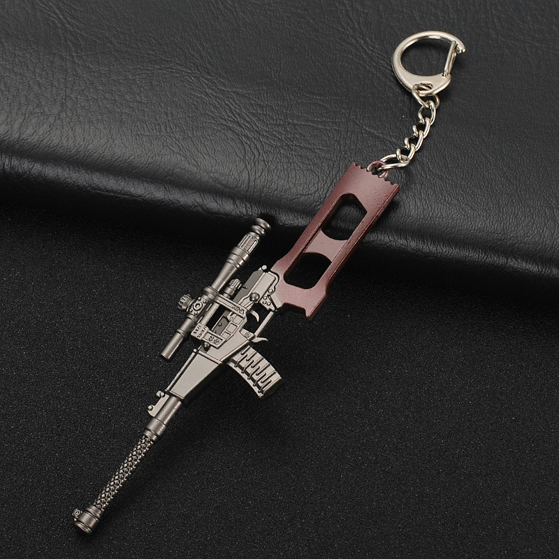 Jesus Survival Gun Weapon Model Pendant Keychain PUBG Game Peripheral 12cm Internet Coffee Gift Keychain Jesus Survival Gun Weapon Model Pendant Keychain PUBG Game Peripheral 12cm Internet Coffee Gift Keychain