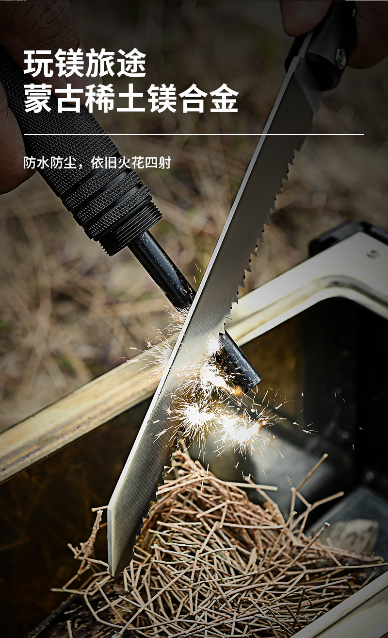 Factory Supply Spot Handsaw Carpenter's Wood SA Panel Wall Saw Garden Fruit Tree Saw Outdoor Survival Saw with Fire-Making Function