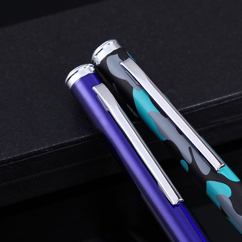 Yiwu Exclusive for Cross-Border Tools Metal Ball Point Pen Brush Outdoor Survival Metal Pen Knife Gift Advertising Marker
