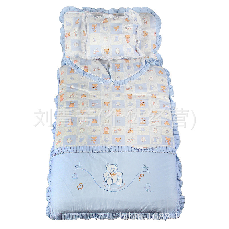 Manufacturer's direct comparison rabbit baby sleeping bag baby kick by the autumn and winter thick envelope style