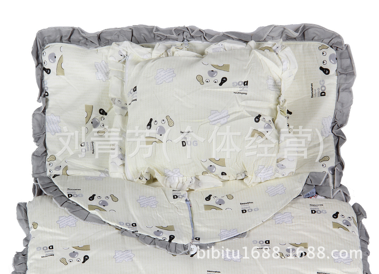 Manufacturer's direct comparison rabbit baby sleeping bag baby kick by the autumn and winter thick envelope style