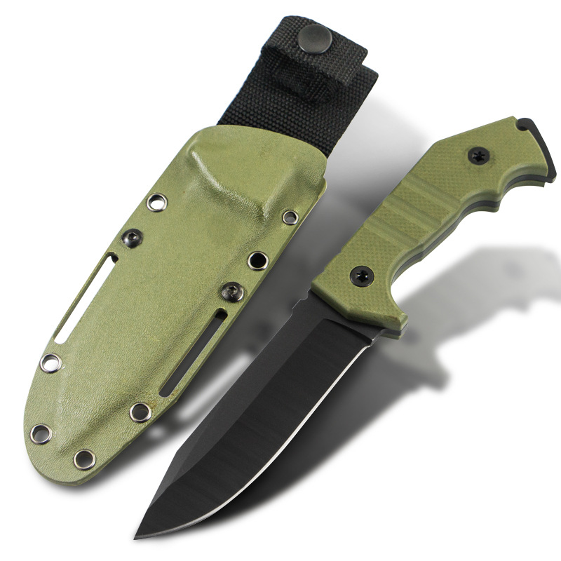 AK47 in Stock Outdoor Straight Knife Tactical Knife Nepal Saber SelfDefense NonFolding Knife Survival Knife