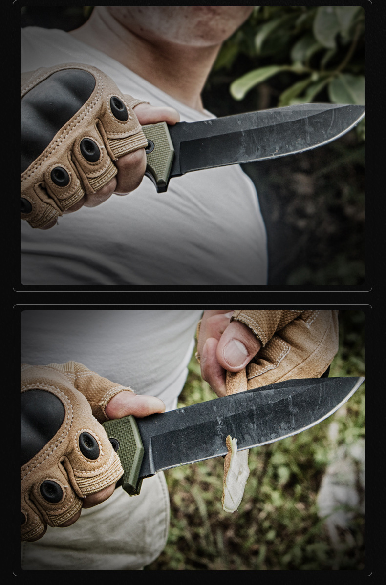 AK47 in Stock Outdoor Straight Knife Tactical Knife Nepal Saber SelfDefense NonFolding Knife Survival Knife AK47 in Stock Outdoor Straight Knife Tactical Knife Nepal Saber SelfDefense NonFolding Knife Survival Knife