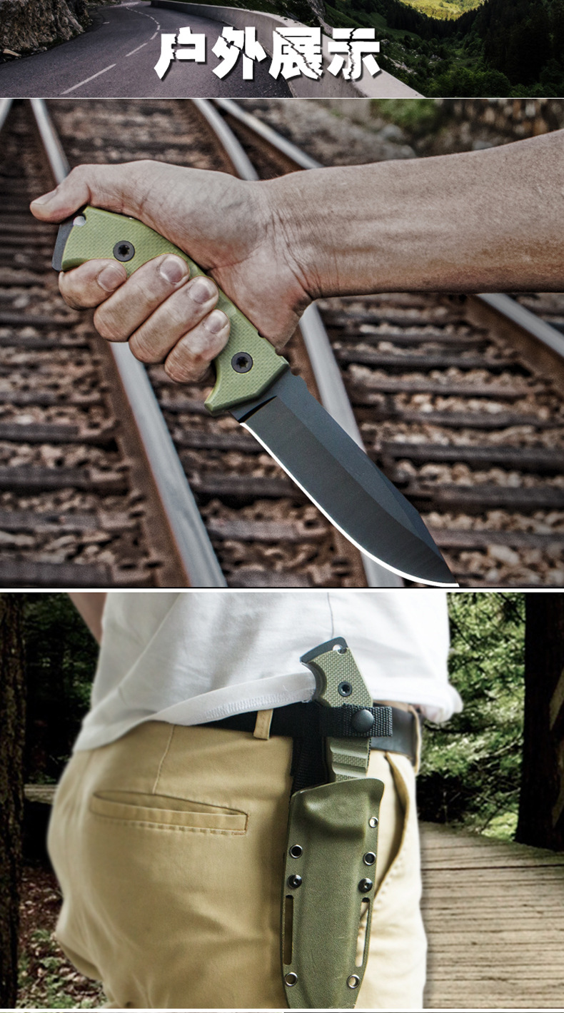 AK47 in Stock Outdoor Straight Knife Tactical Knife Nepal Saber SelfDefense NonFolding Knife Survival Knife AK47 in Stock Outdoor Straight Knife Tactical Knife Nepal Saber SelfDefense NonFolding Knife Survival Knife