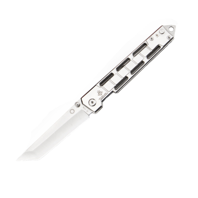 Self-Defense Outdoor Knife Knife Multi-Function Folding Knife Field Bomb Worker Survival High Hardness Saber Household Fruit Knife