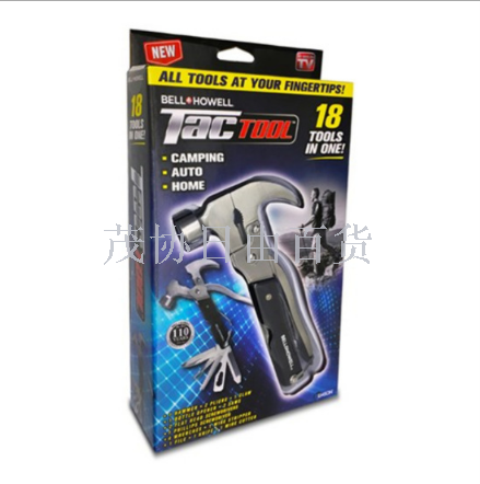 TAC TOOL 18 IN 1 stainless steel survival hammer multi-function safety hammer outdoor climbing hammer TAC TOOL 18 IN 1 stainless steel survival hammer multi-function safety hammer outdoor climbing hammer