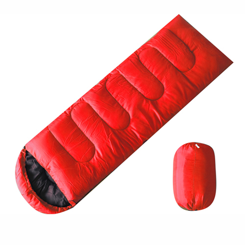 Factory direct outdoor camping with sleeping bag envelope type warm cold resistant cotton bag can be customized