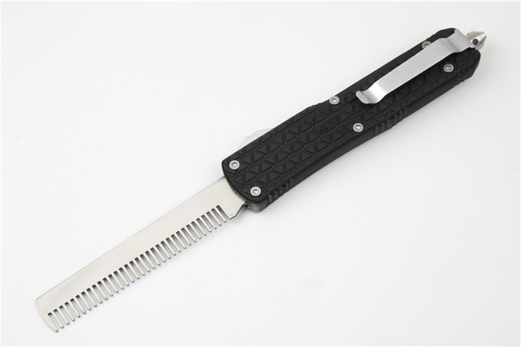 Factory Wholesale OTF Micro Technology Knife Series Comb Spring Retractable Pet Comb Outdoor Survival Broken Window Tool Factory Wholesale OTF Micro Technology Knife Series Comb Spring Retractable Pet Comb Outdoor Survival Broken Window Tool
