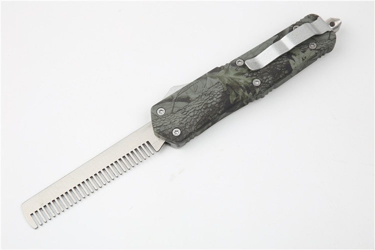 Factory Wholesale OTF Micro Technology Knife Series Comb Spring Retractable Pet Comb Outdoor Survival Broken Window Tool Factory Wholesale OTF Micro Technology Knife Series Comb Spring Retractable Pet Comb Outdoor Survival Broken Window Tool