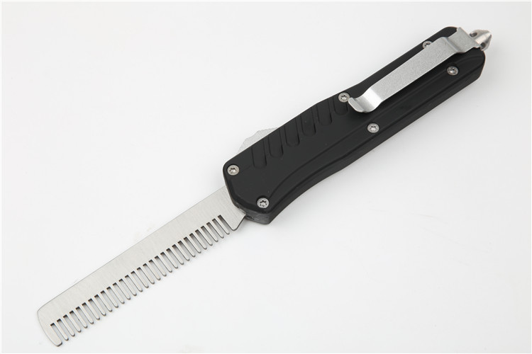 Factory Wholesale OTF Micro Technology Knife Series Comb Spring Retractable Pet Comb Outdoor Survival Broken Window Tool Factory Wholesale OTF Micro Technology Knife Series Comb Spring Retractable Pet Comb Outdoor Survival Broken Window Tool