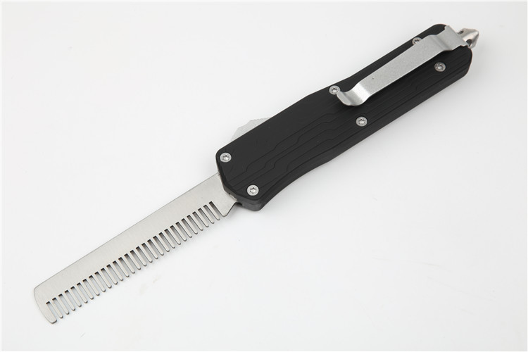 Factory Wholesale OTF Micro Technology Knife Series Comb Spring Retractable Pet Comb Outdoor Survival Broken Window Tool Factory Wholesale OTF Micro Technology Knife Series Comb Spring Retractable Pet Comb Outdoor Survival Broken Window Tool