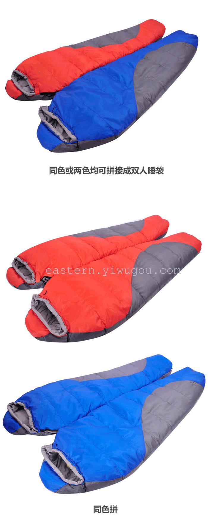 Double thick adult winter outdoor ultra light sleeping bag sleeping bags camping siesta 