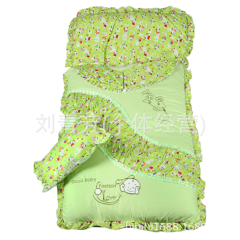 Autumn and winter baby pure cotton and thick sleeping bag baby sleeping bag children anti-kicking can be taken out of the inner gallbladder wholesale