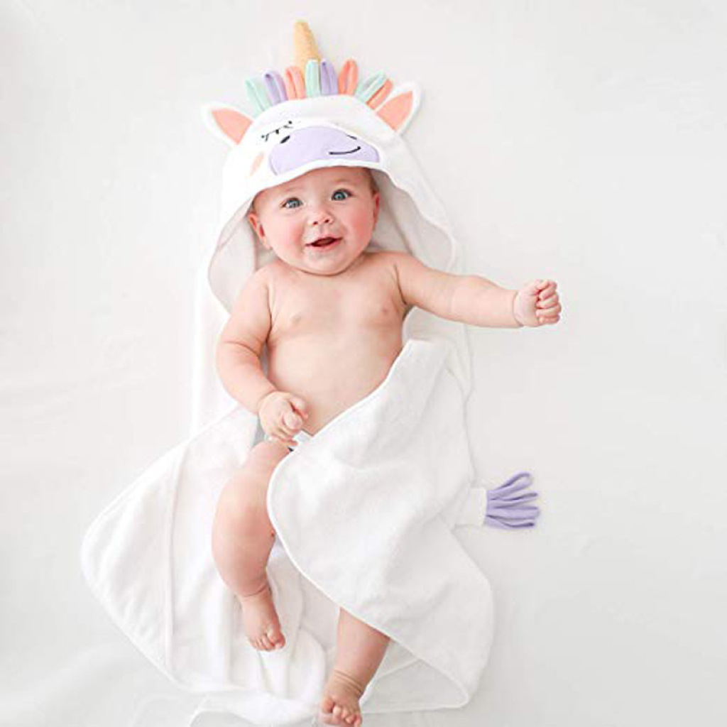 Babies' Cloak Baby's Blanket Sleeping Bag Package Maternal and Child Supplies Export European and American Amazon Bamboo Fiber Gro-Bag Unicorn